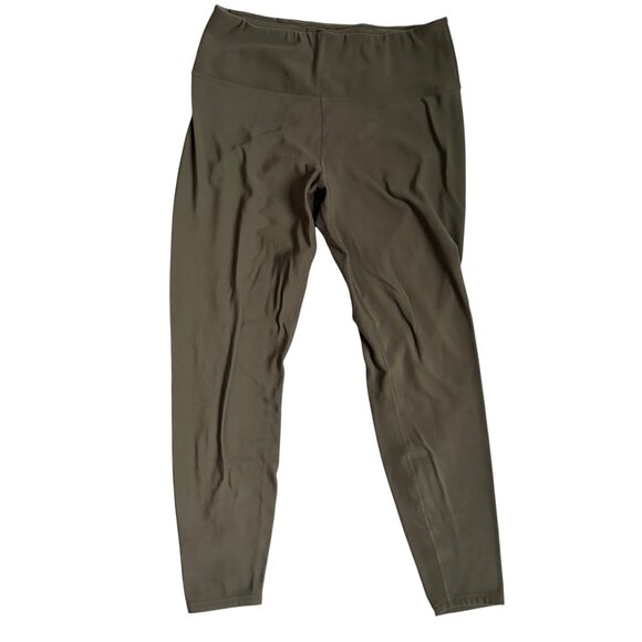 HYLETE Terras Fleece-Lined Tight 27" (Leggings) (Olive Green) - Size Large - Picture 6 of 9